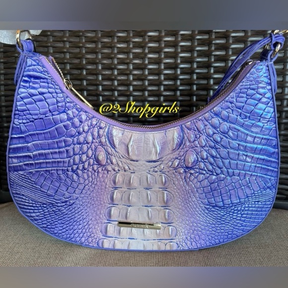 NWT Brahmin Small Bekka Bag in VERY PERI Shoulder bag - Picture 9 of 15